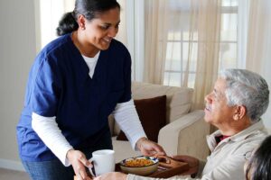 A man experiencing the full continuum of care for seniors